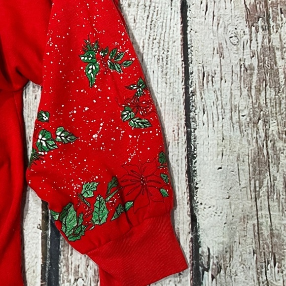 Vintage Nutcracker Christmas 1980s Ugly Xmas Sweater Holiday Sweatshirt - Picture 5 of 6